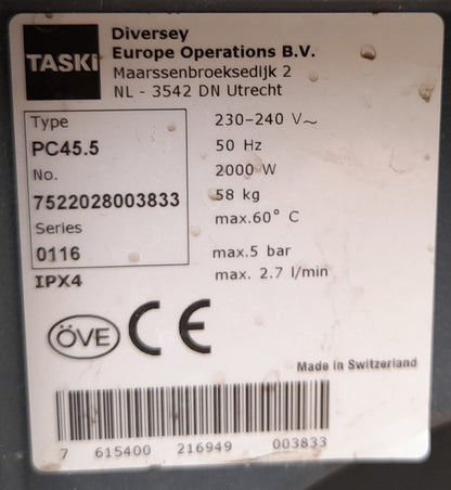 Taski Procarpet 45 Professional Carpet Cleaner Cleaning Machine