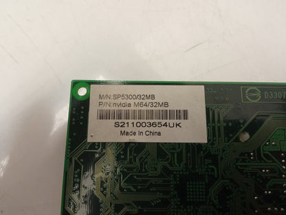 Sparkle SP5200B M64 32MB AGP Graphics Card Nvidia M64/32MB