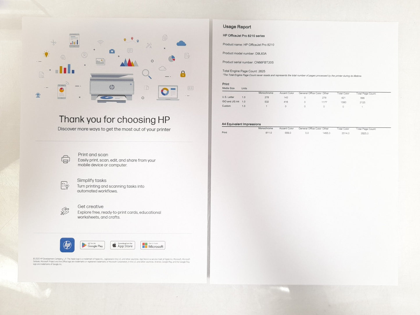 HP OfficeJet Pro 8210 A4 Inkjet Workgroup Colour Printer - D9L63A