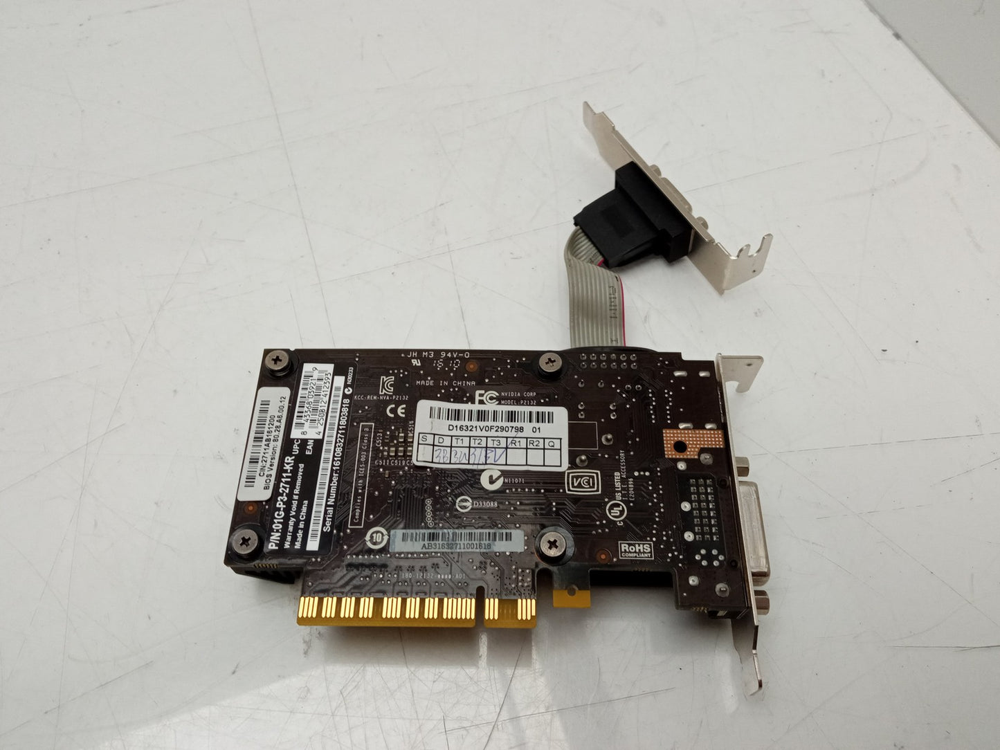 EVGA Nvidia GeForce GT710 1GB DDR3 PCIe LP Video Graphics Card 01G-P3-2711-KR