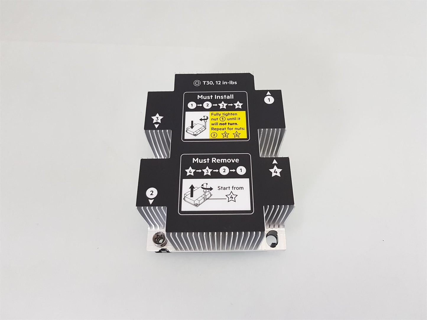 HP ProLiant ML350 G10 CPU Heatsink With Clip 879468-001 879342-001