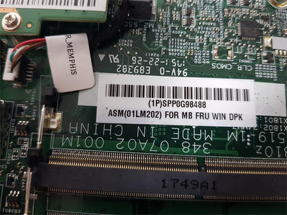 Lenovo Thinkcentre M810z AIO Socket LGA1151 Motherboard 01LM202 IB250SW/V2.0