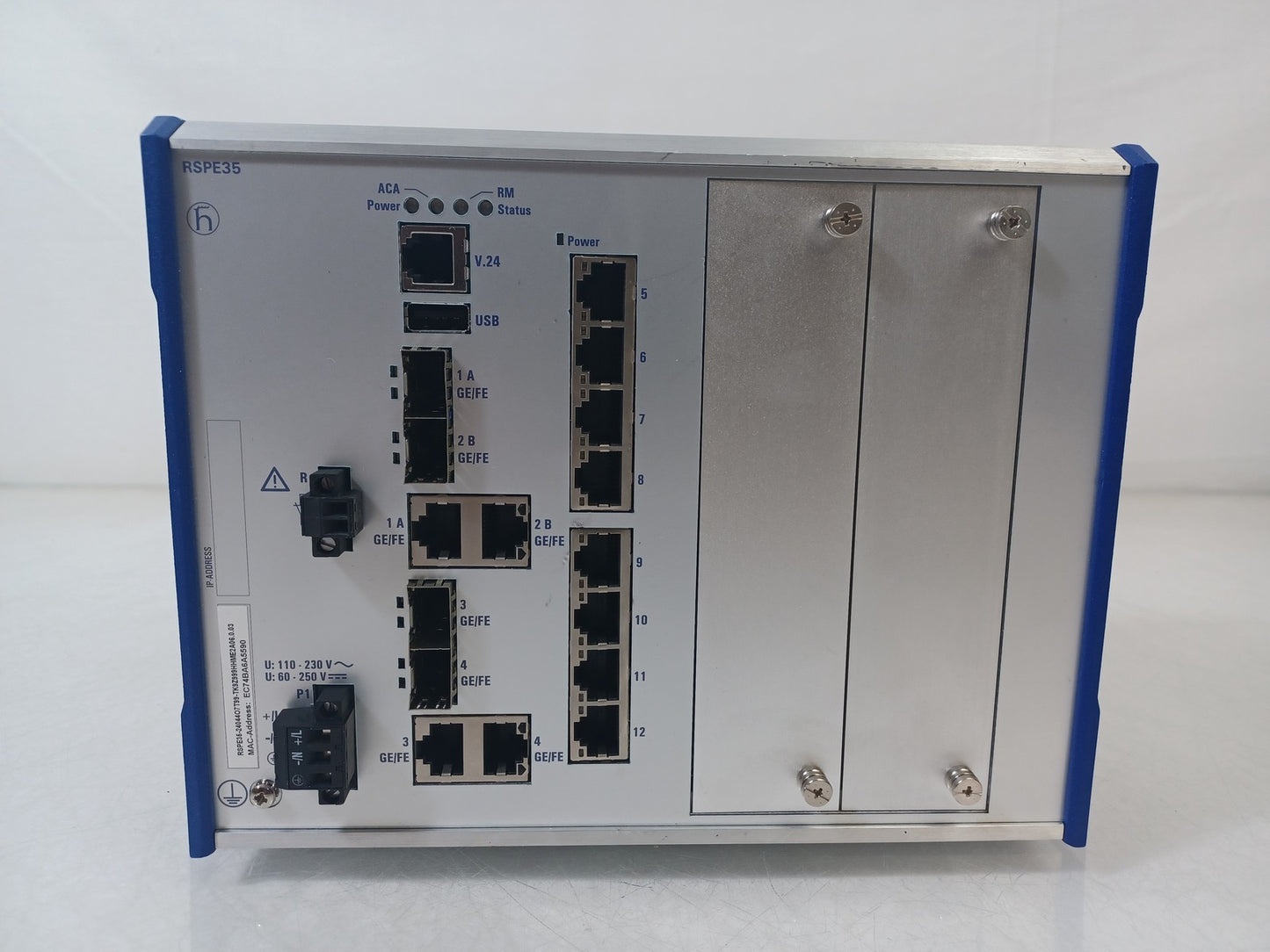 Hirschmann RSPE35 Industrial Power Enhanced Ethernet Rail Switch