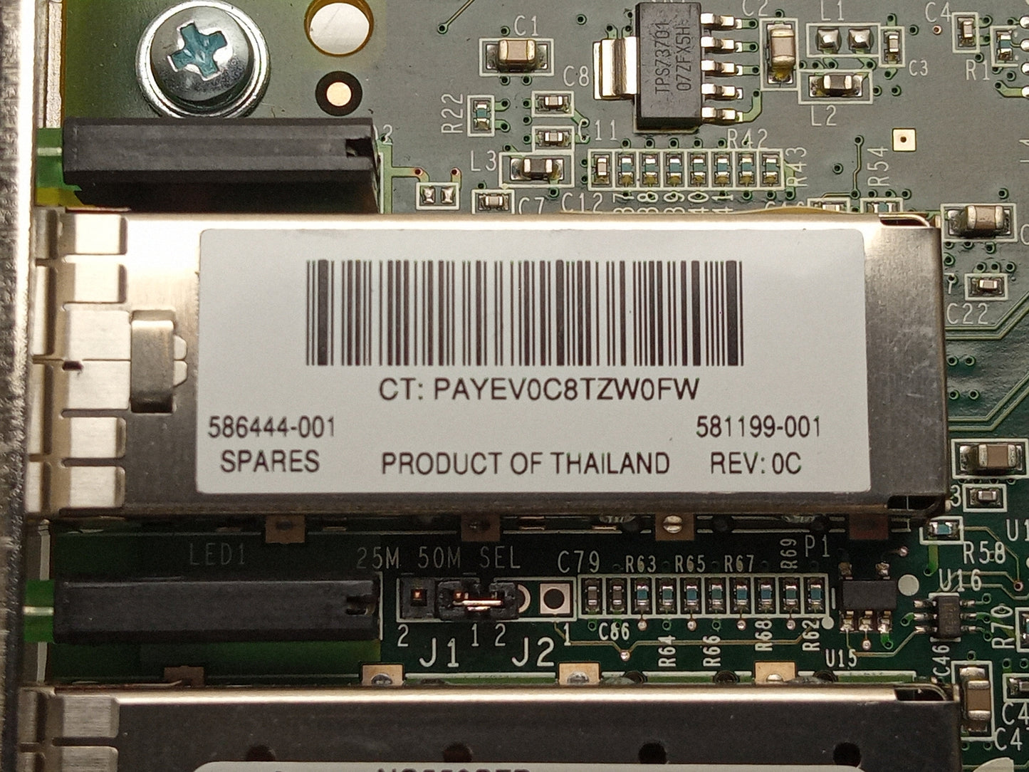 HP Dual Port 10Gbe Server Network Adapter Card 581199-001 586444-001