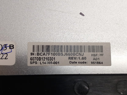 HP EliteBook 850 G5 Laptop Bottom Chassis Case Assembly L14360-001