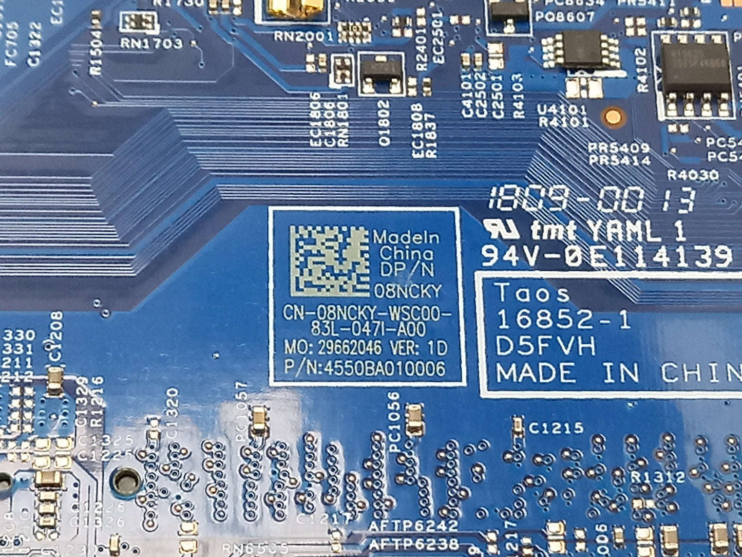 Dell Latitude 3480 Laptop Motherboard with i5-7200U 2.50 GHz DDR4 08NCKY 8NCKY