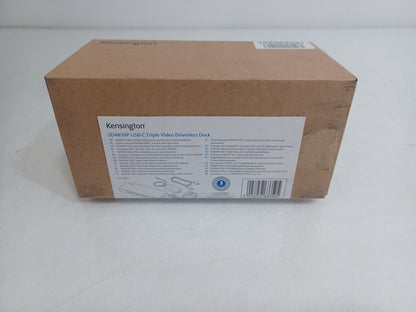 Kensington SD4839P Triple Video Dock USB-C 3.2 Gen 2 1x HDMI 2x DP LAN