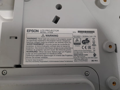Epson H740B EB-695WI Short Throw Projector 2221 - Lamp Hours
