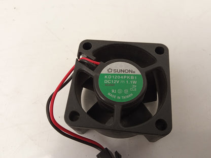 2x Sunon KD1204PKB1 40mm 12v 1.1w 2 Pin Cooling Fan