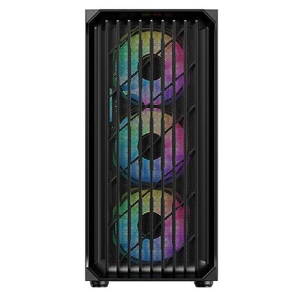 CiT Saturn Airflow Micro-ATX Black RGB PC Gaming Case mATX ‎CIT-SATURN-BLK