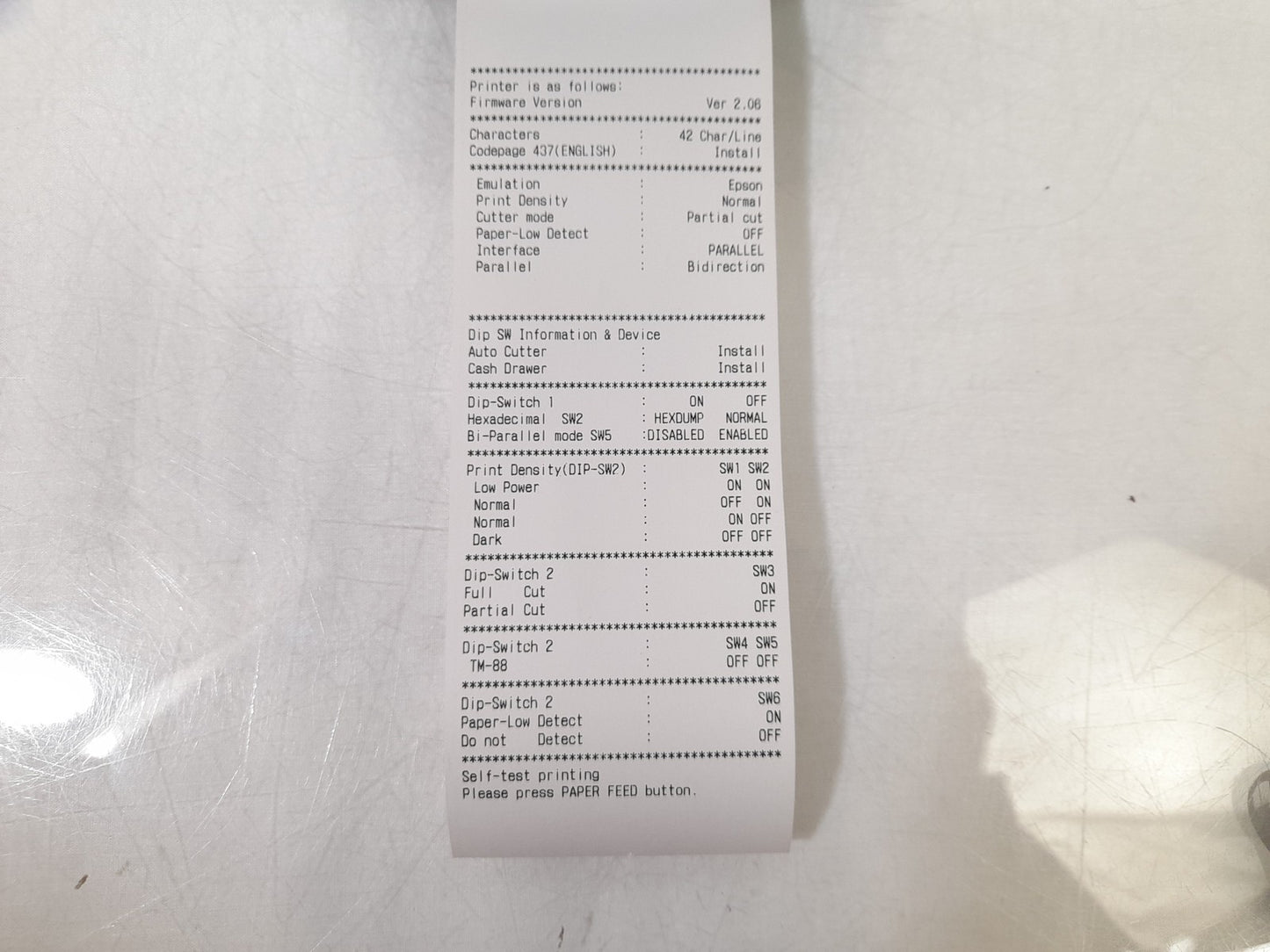 Wasp RP-300 Thermal POS Serial Receipt Printer - With Power Supply