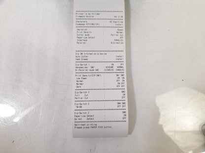 Wasp RP-300 Thermal POS Serial Receipt Printer - With Power Supply