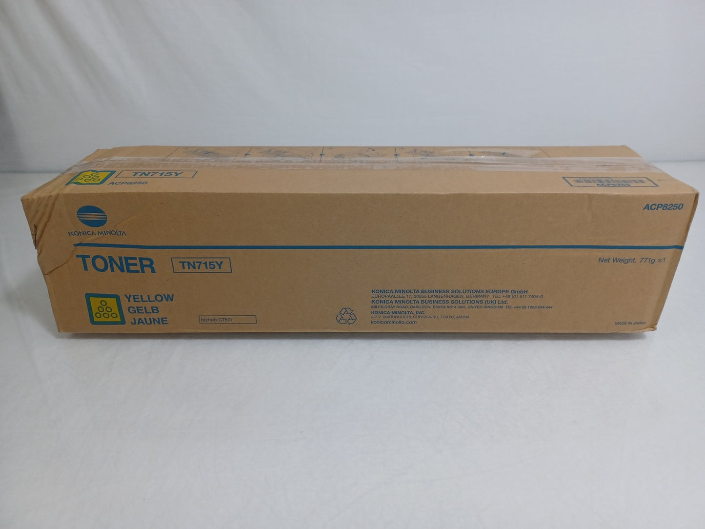 Konica Minolta TN715Y Yellow Toner ACP8250