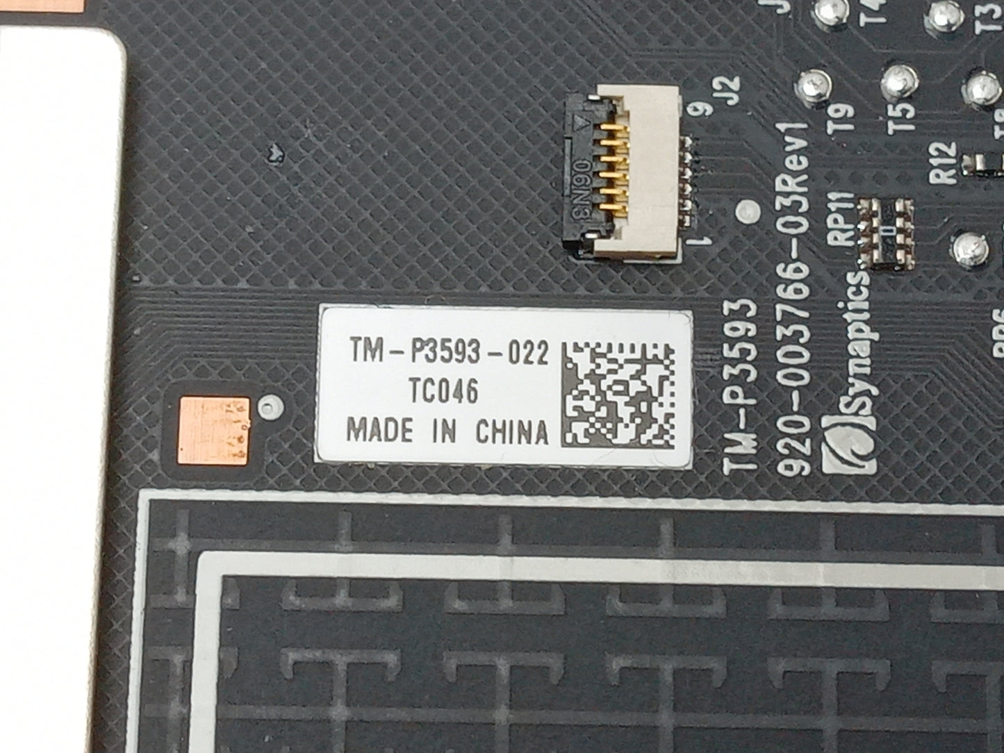 HP ZBook Firefly 15 G8 Laptop Touchpad Trackpad TM-P3593