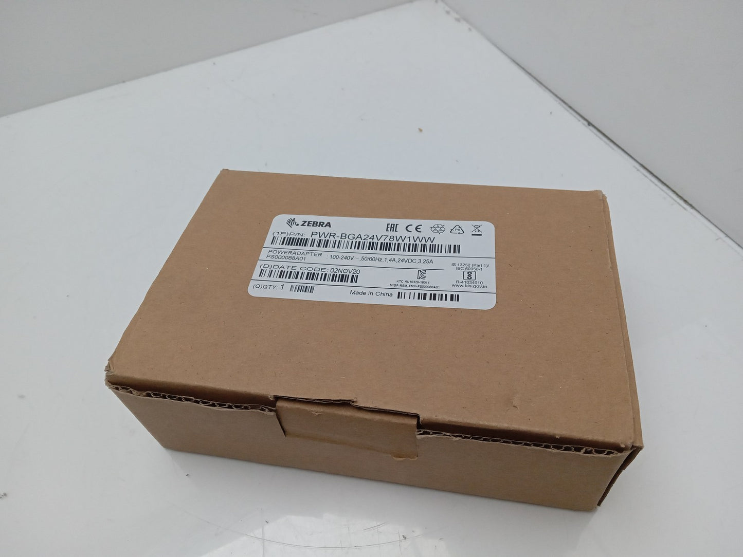 Zebra Power Adapter 24V 3.25A 78W PWR-BGA24V78W1WW PS000088A01