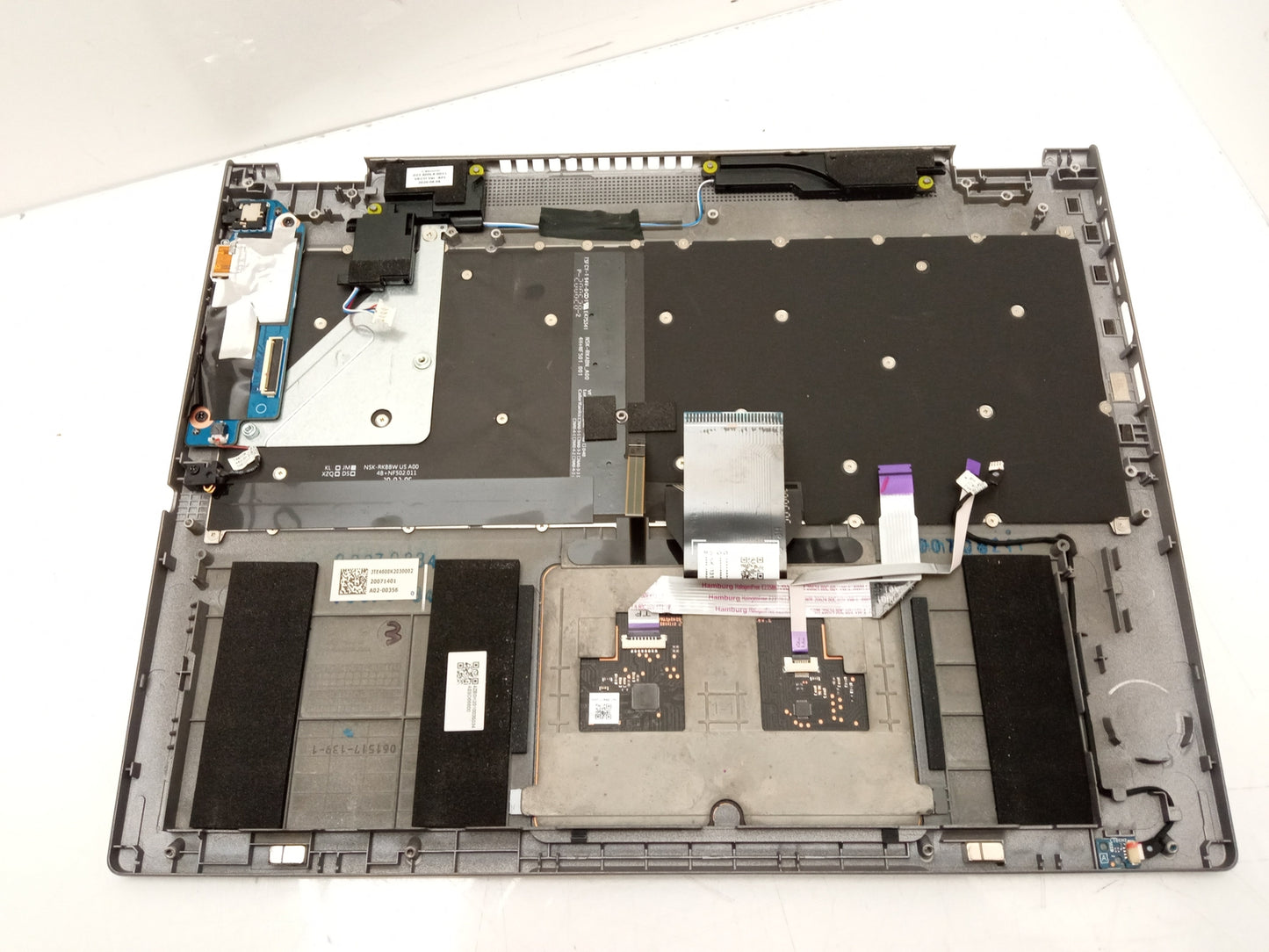 Acer Spin 5 SP314-54N Laptop UK Keyboard Touchpad Palmrest 430.0K201