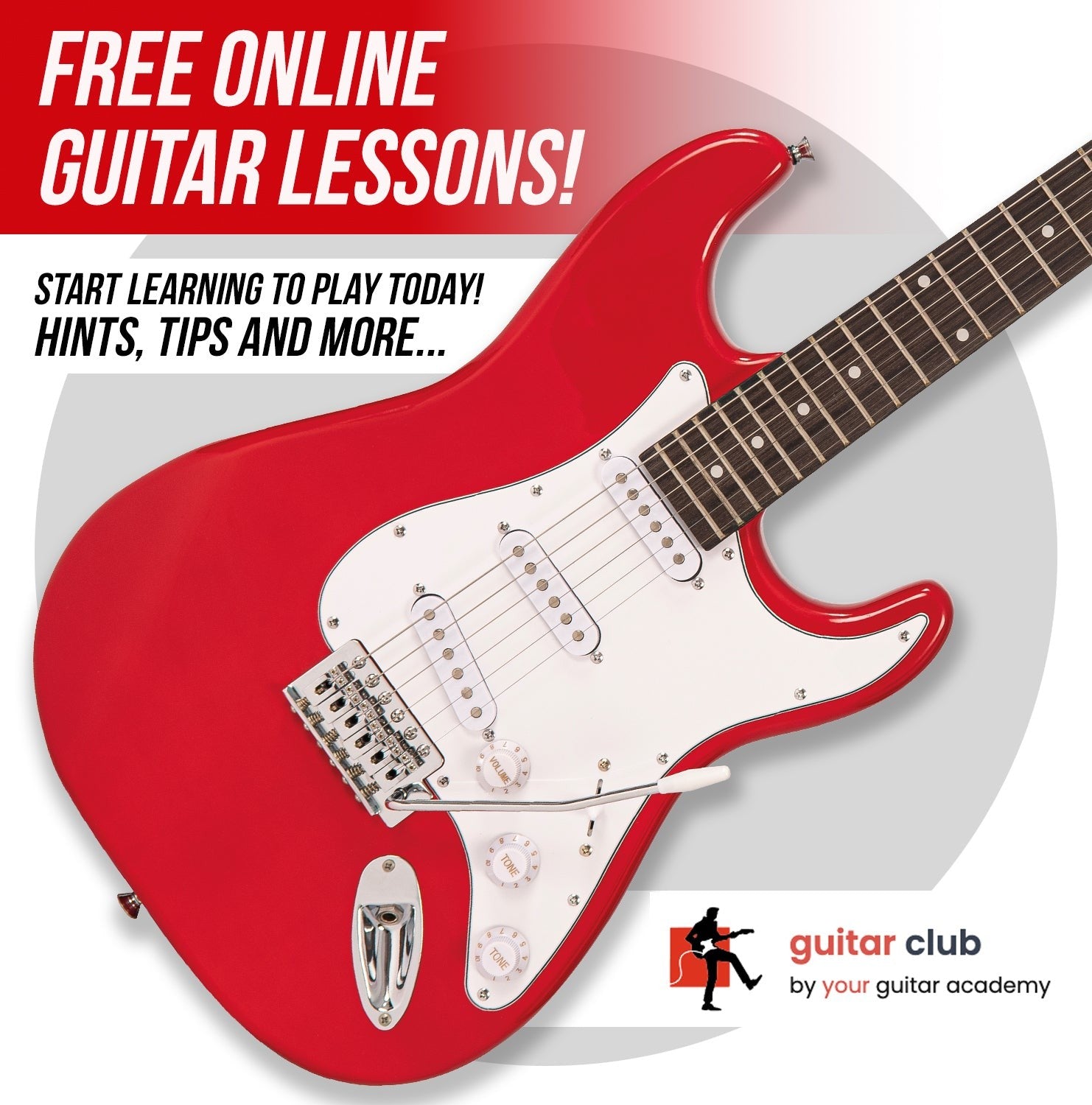 Encore Blaster E60 Electric Guitar ~ Gloss Red