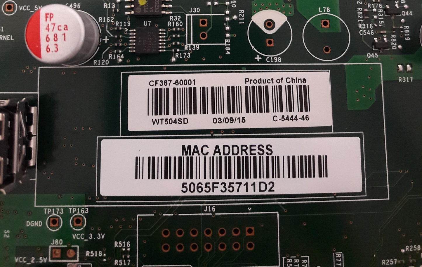 HP LaserJet M630 M603Z Formatter Board CF367-60001