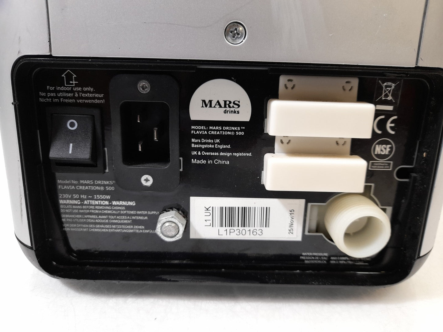 Mars Drinks Flavia Creation 500 Commercial Coffee Maker - For Spares & Repairs