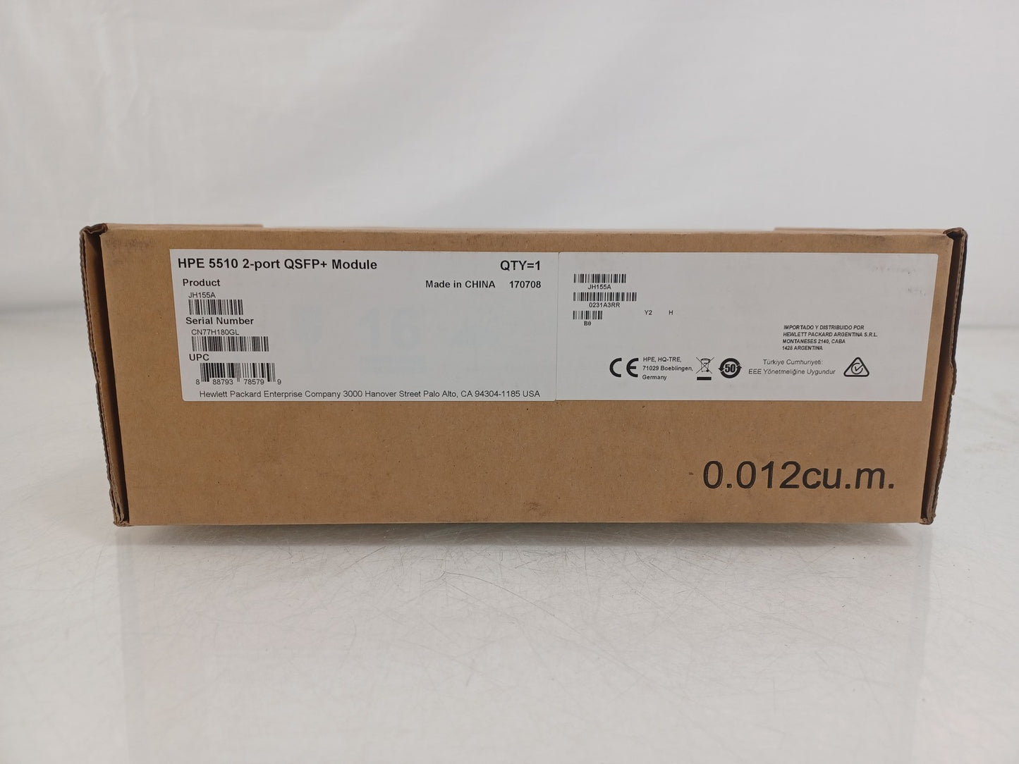 HPE JH155A 5510 2 Port 40GB QSFP+ Module