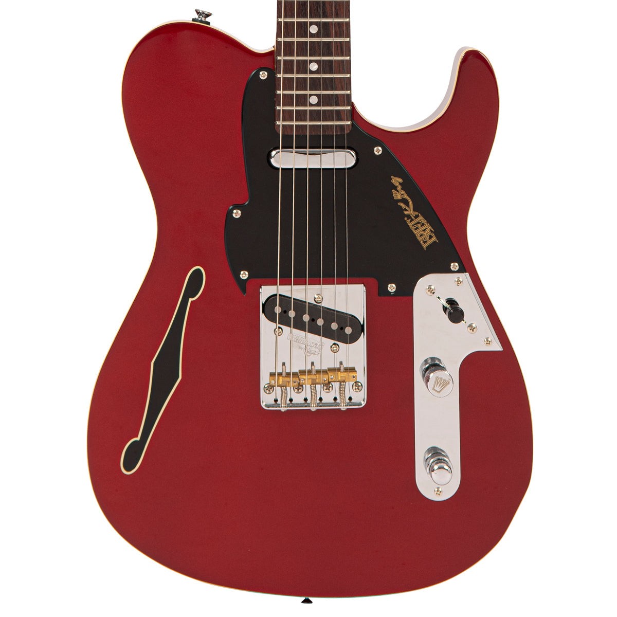 Fret-King Country Squire Stealth Electric Guitar ~ Candy Apple Red