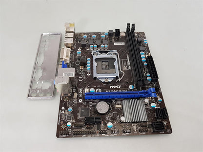 MSI H61M-P31/W8 Socket LGA1155 DDR3 Micro ATX Motherboard With I/O Shield