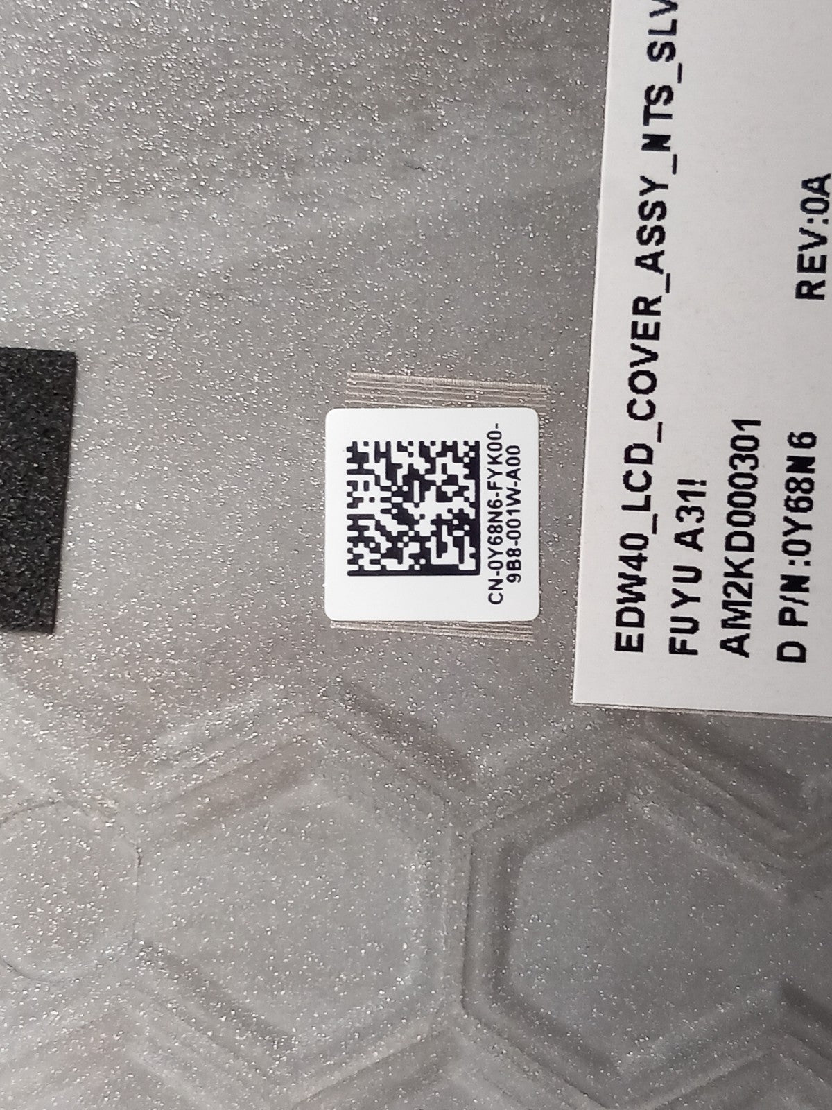 Dell Inspiron 7490 Laptop Top Lid Case Cover Assembly With Hinges 0Y68N6 Y68N6