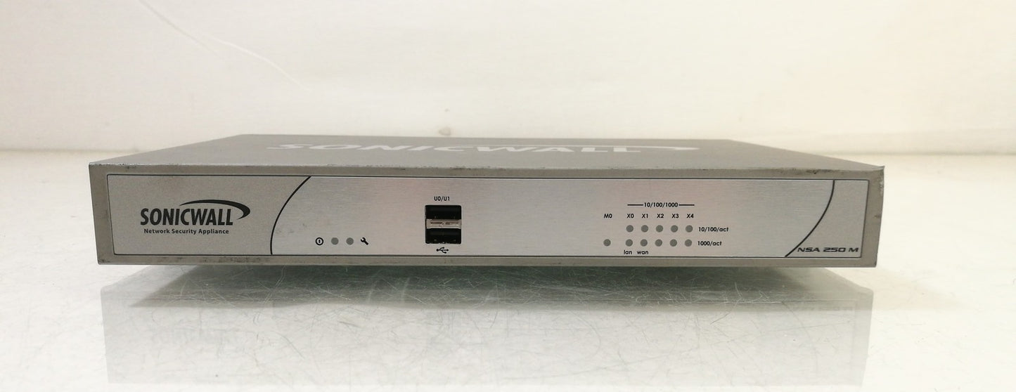 SonicWall NSA 250M Network Security Firewall Appliance APL25-090 - With PSU