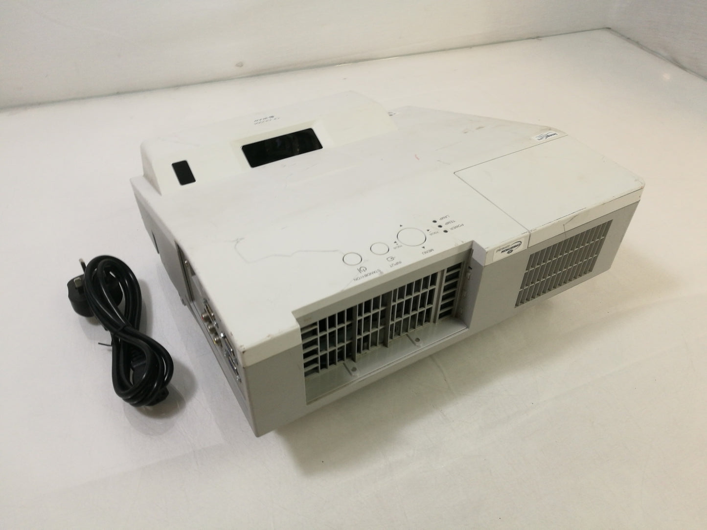 Hitachi CP-AX2504 Short Throw Projector - 23 Lamp Hours - Missing Back Cover