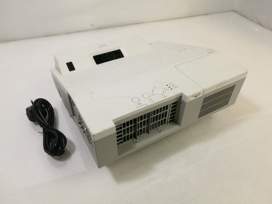 Hitachi CP-AX2504 Short Throw Projector - 23 Lamp Hours - Missing Back Cover