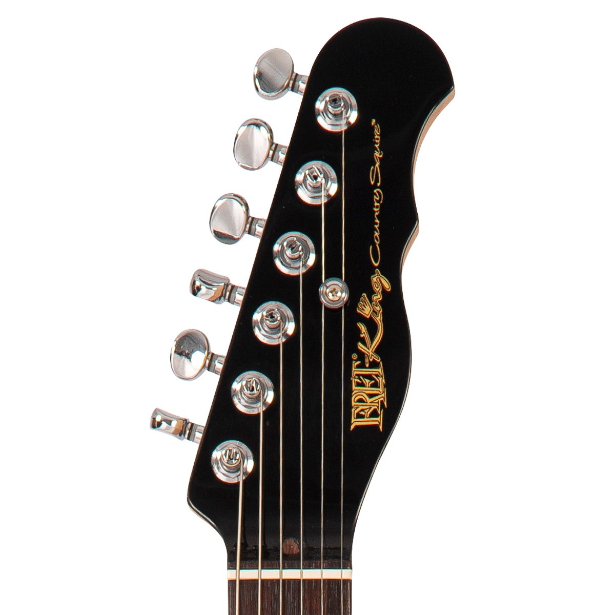 Fret-King Country Squire Stealth Electric Guitar ~ Gloss Black