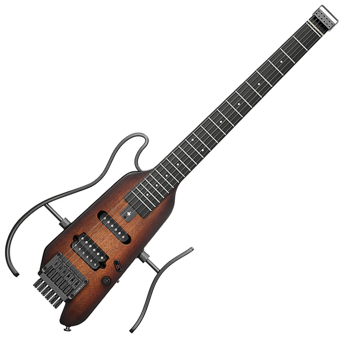 Donner HUSH-X Headless Electric Travel Guitar ~ Sunburst