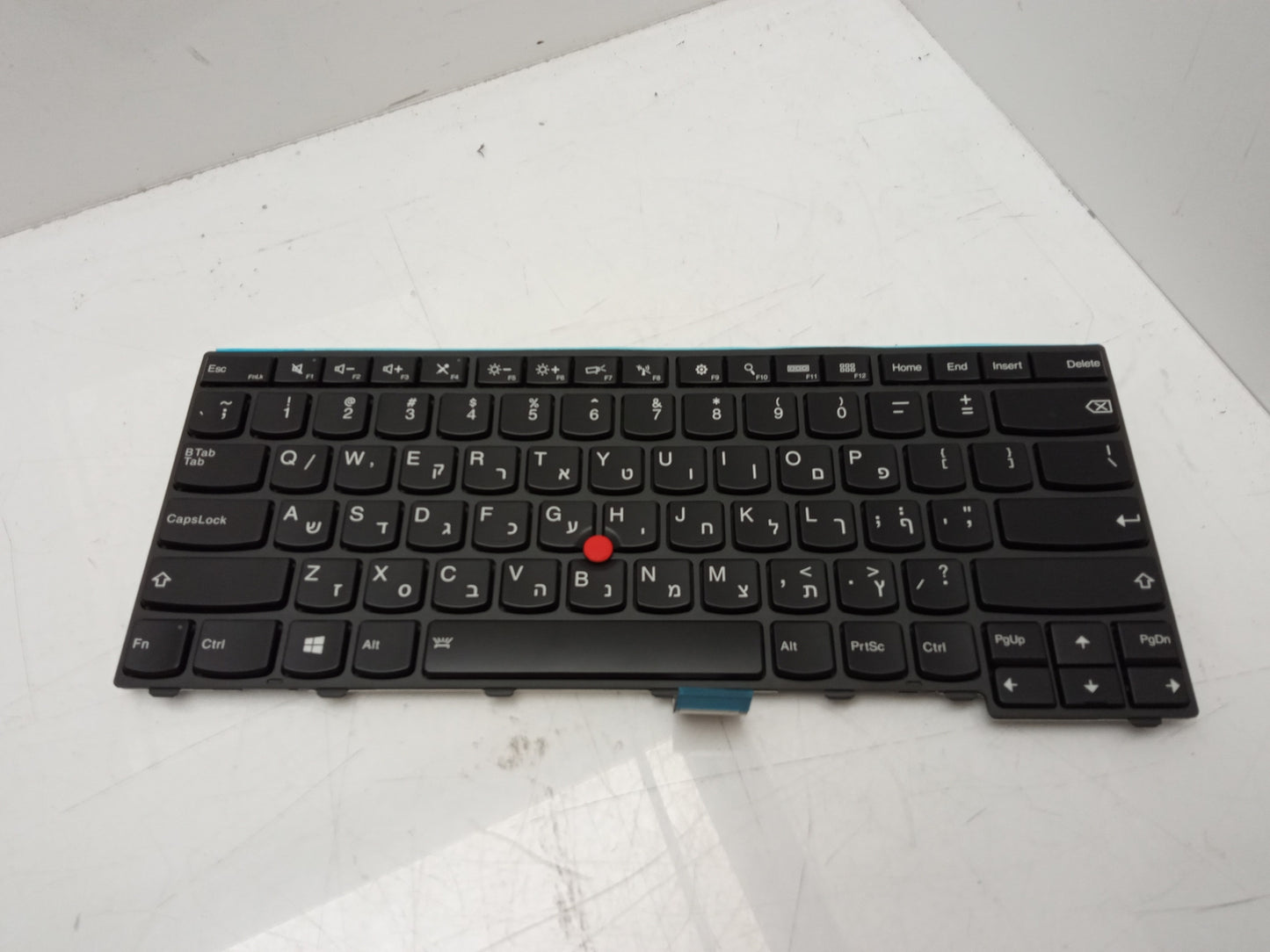 New Lenovo Thinkpad T440 Hebrew QWERTY Backlit Keyboard 01AX324