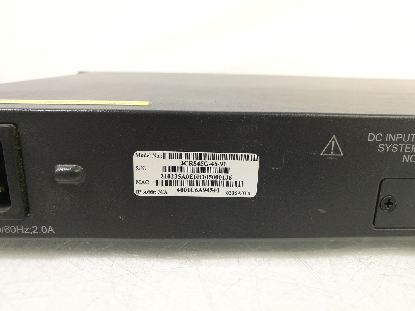 3Com 3CRS45G-48-91 4510G 48 Port Managed Gigabit Network Switch