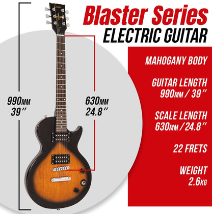 Encore Blaster E90 Electric Guitar Pack ~ Tobacco Sunburst