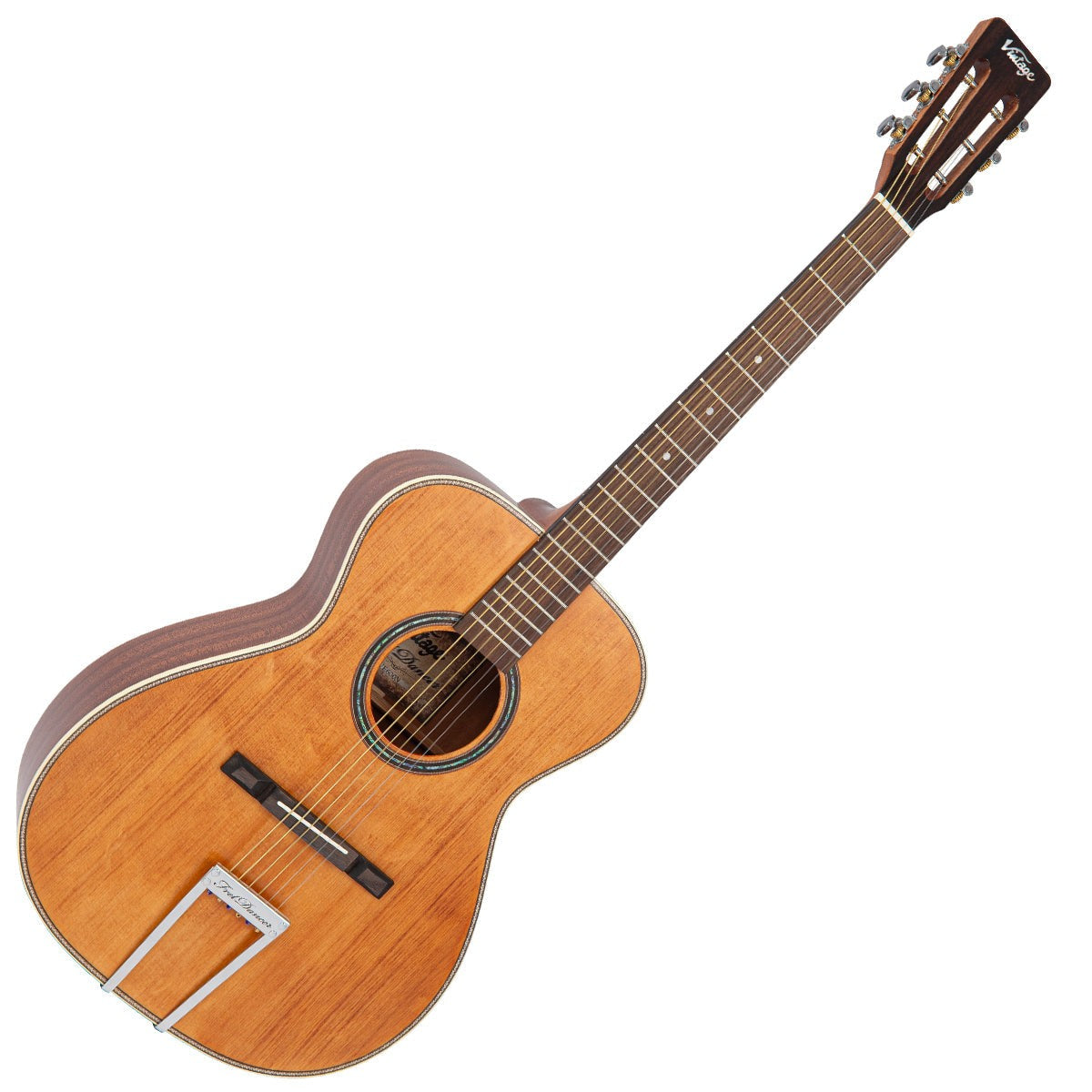 Vintage 'Fret Dancer' 6 String Acoustic Guitar ~ Aged Open Pore