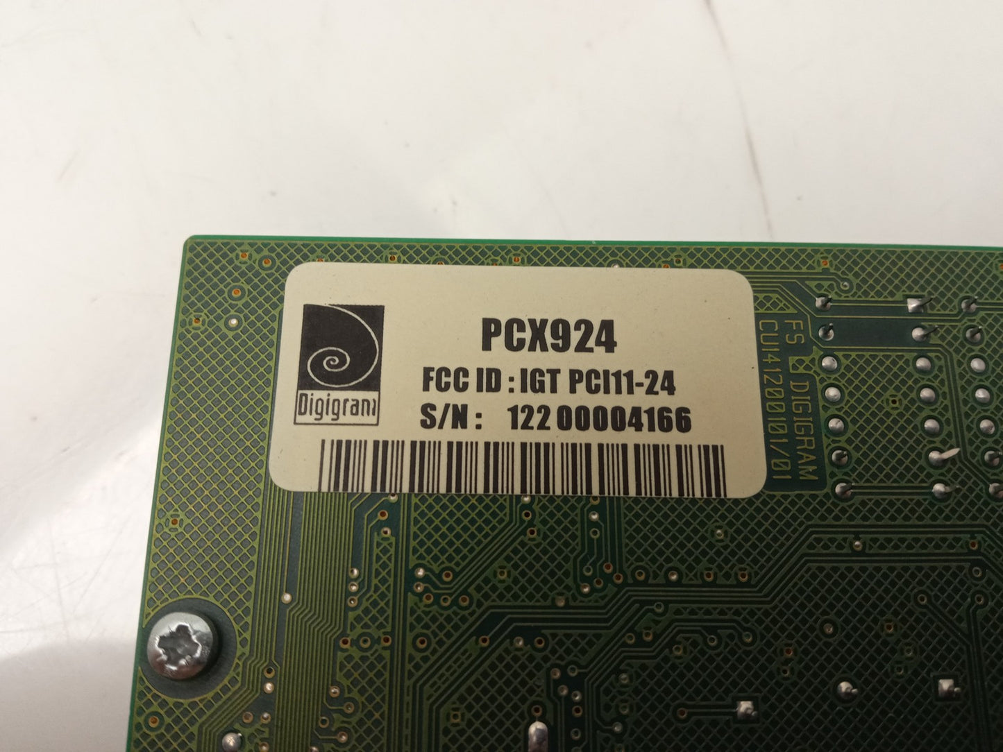 Digiram PCX924 AES/EBU + Analog PCI Sound Card