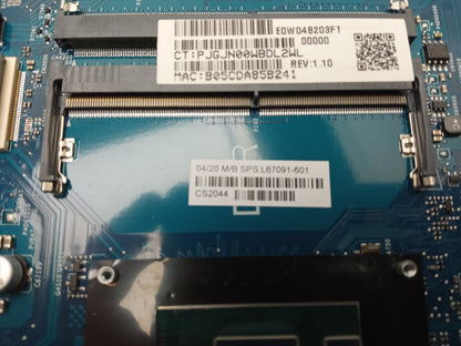 HP 470 G7 Laptop Motherboard With i7-10510U 1.80 GHz CPU DDR4 L67091-601