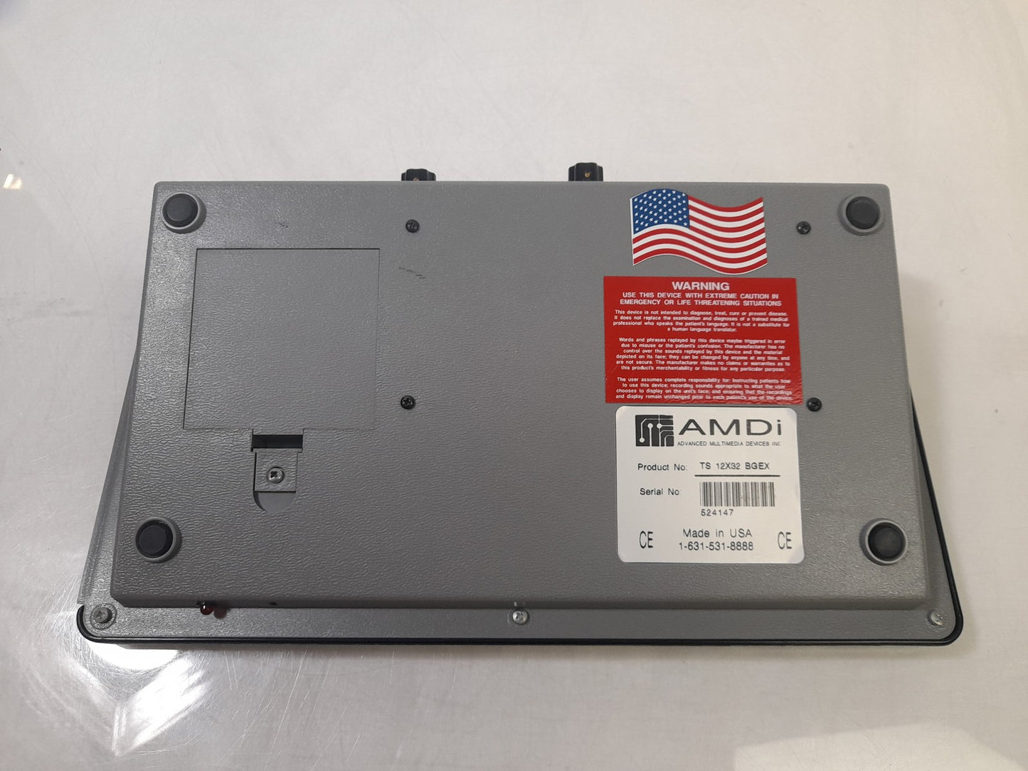 AMDI Tech/Speak TS12x32BGEX Communications Augmentative Device - With Mic