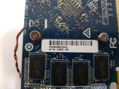 HP Radeon R7 240 2GB DDR3 PCIe Video Graphics Card 742920-001