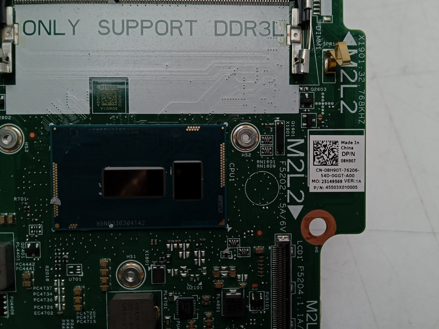 Dell Inspiron 13 7348 Laptop Motherboard With i7-5500U 2.40 GHz CPU 08H90T 8H90T