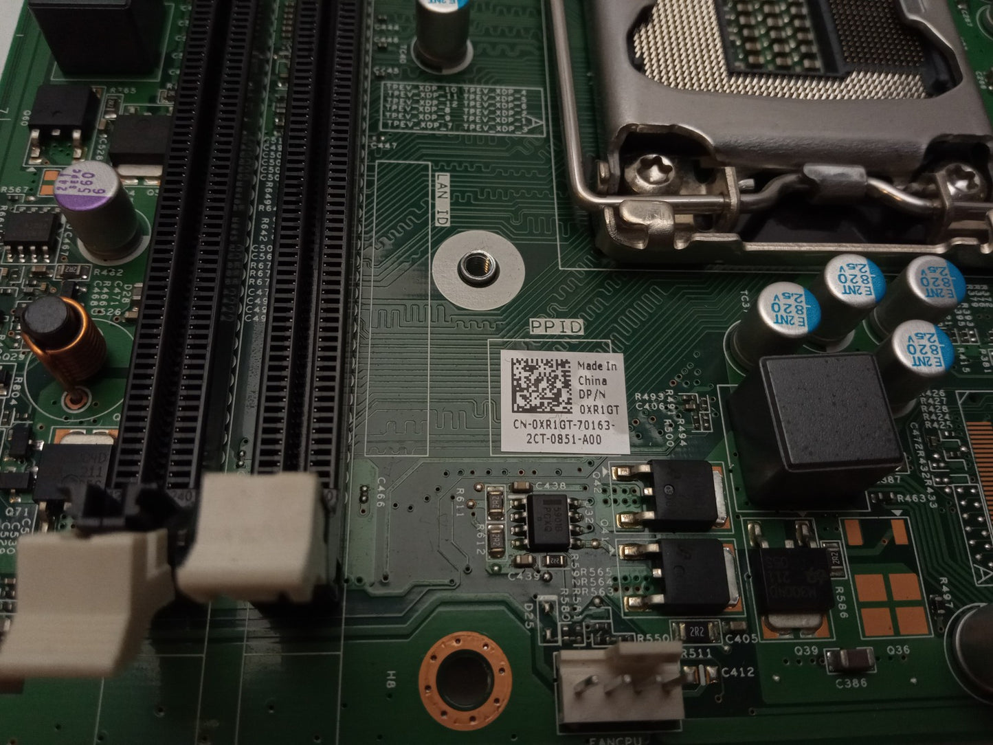 Dell Inspiron 660 Vostro 270 LGA1155 Motherboard With I/O Shield 0XR1GT XR1GT