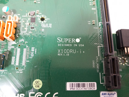 SuperMicro X10DRU-I+ Socket LGA2011 DDR4 Server Motherboard