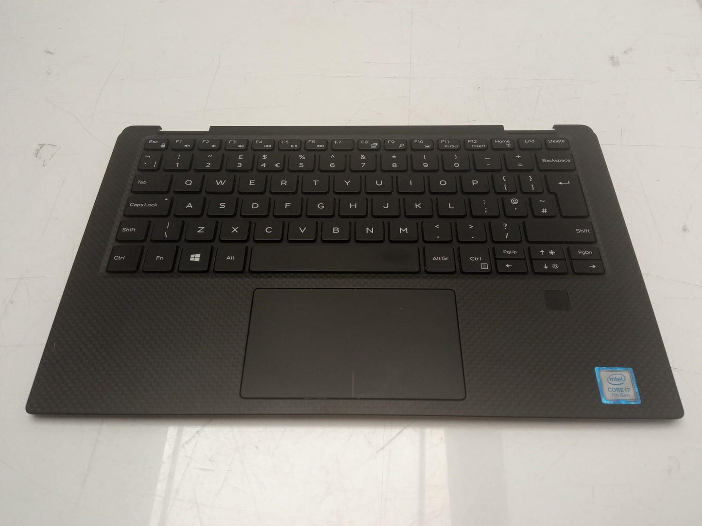 Dell XPS 13 9365 Laptop UK Keyboard Touchpad Palmrest Assembly 0NDTJM NDTJM