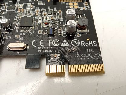dodocool USB 3.1 USB Type C Port Adapter Card DC22-R1.2