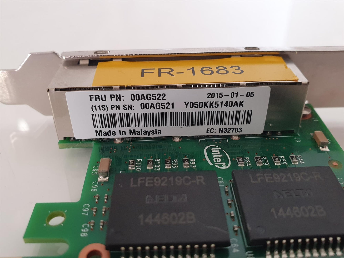 IBM Intel I350-T4 Quad Port Gigabit Ethernet Network Card 00AG521 00AG522