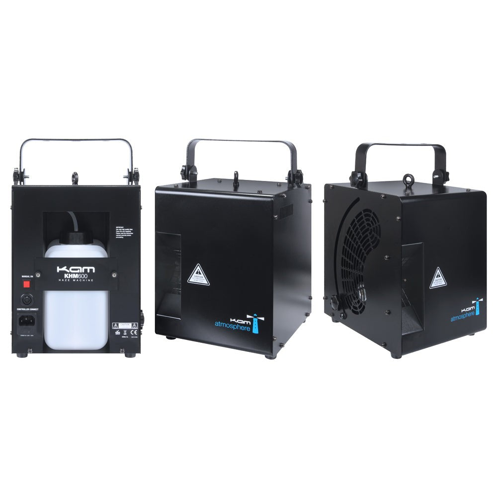 KAM KHM600 Party Haze Machine - With 4ltr Haze Fluid & Remote