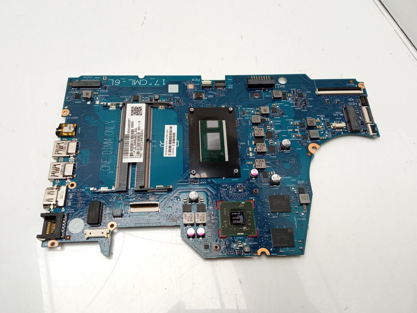 HP 470 G7 Laptop Motherboard With i7-10510U 1.80 GHz CPU DDR4 L67091-601