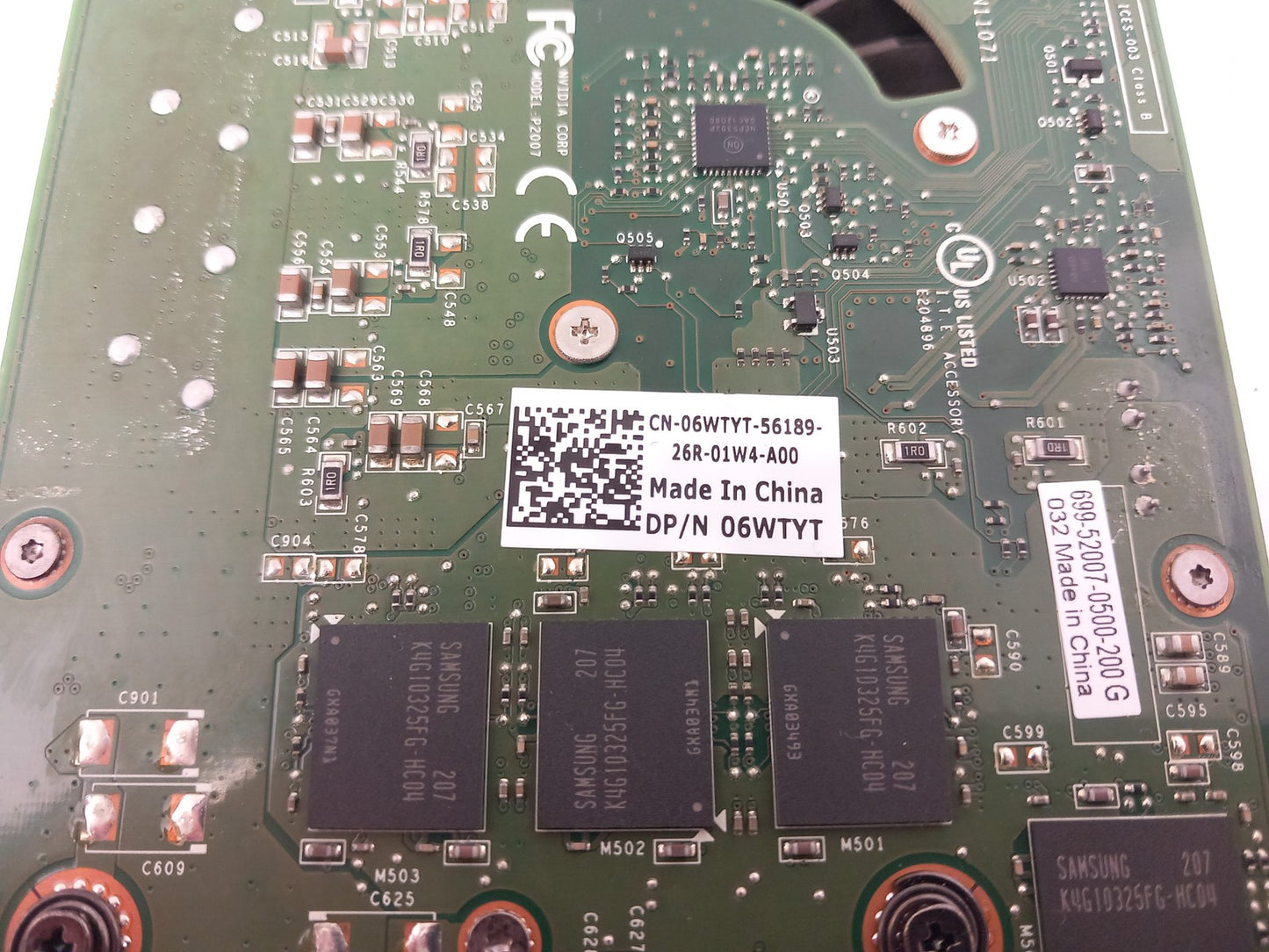 Nvidia Quardo 4000 2GB Video Graphics Card Dell 06WTYT 6WTYT