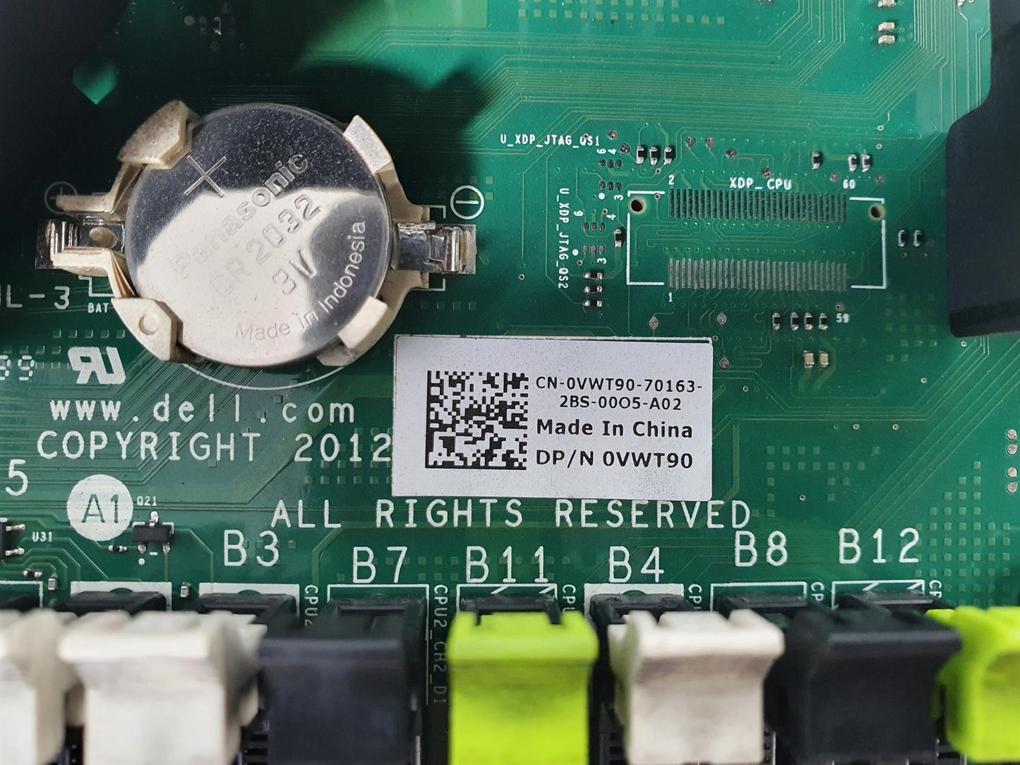 Dell PowerEdge R720 R720XD Socket LGA2011 DDR3 Server Motherboard 0VWT90 VWT90